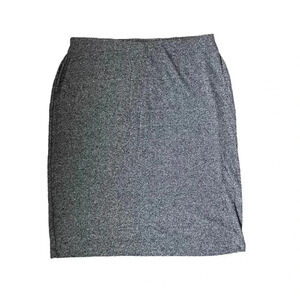 J. Jill Heather Gray Skirt Small Wearever Collection Stretch Careerwear Office